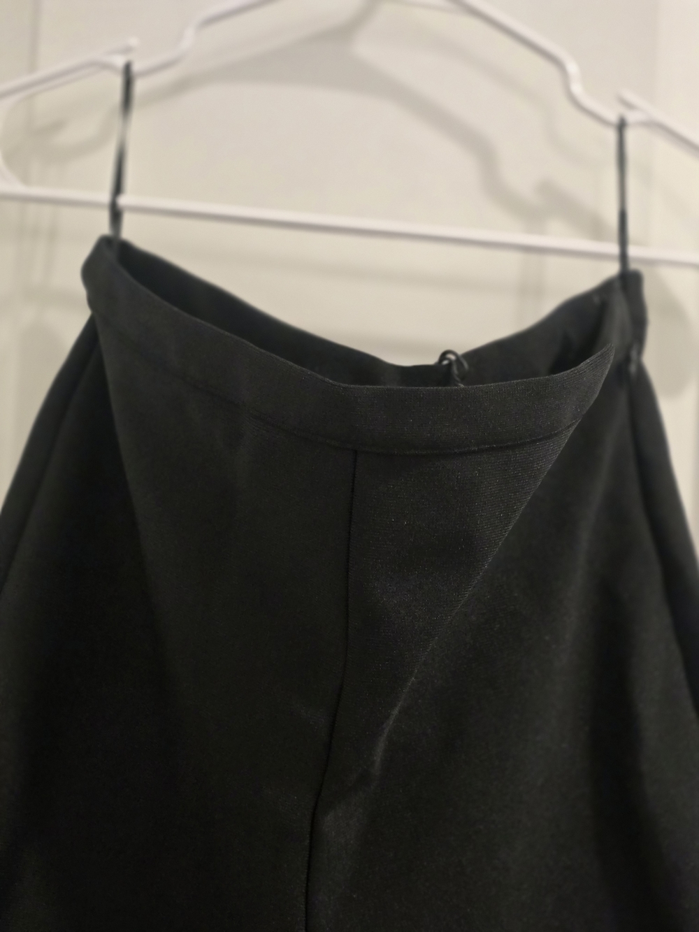 Fashion Nova Black A-Line Skirt with Clean Waistband